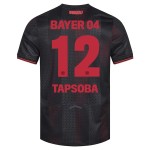 Günstige Fußballtrikots Bayer 04 Leverkusen Edmond Tapsoba 12 Heimtrikot 2025-26 Kurzarm